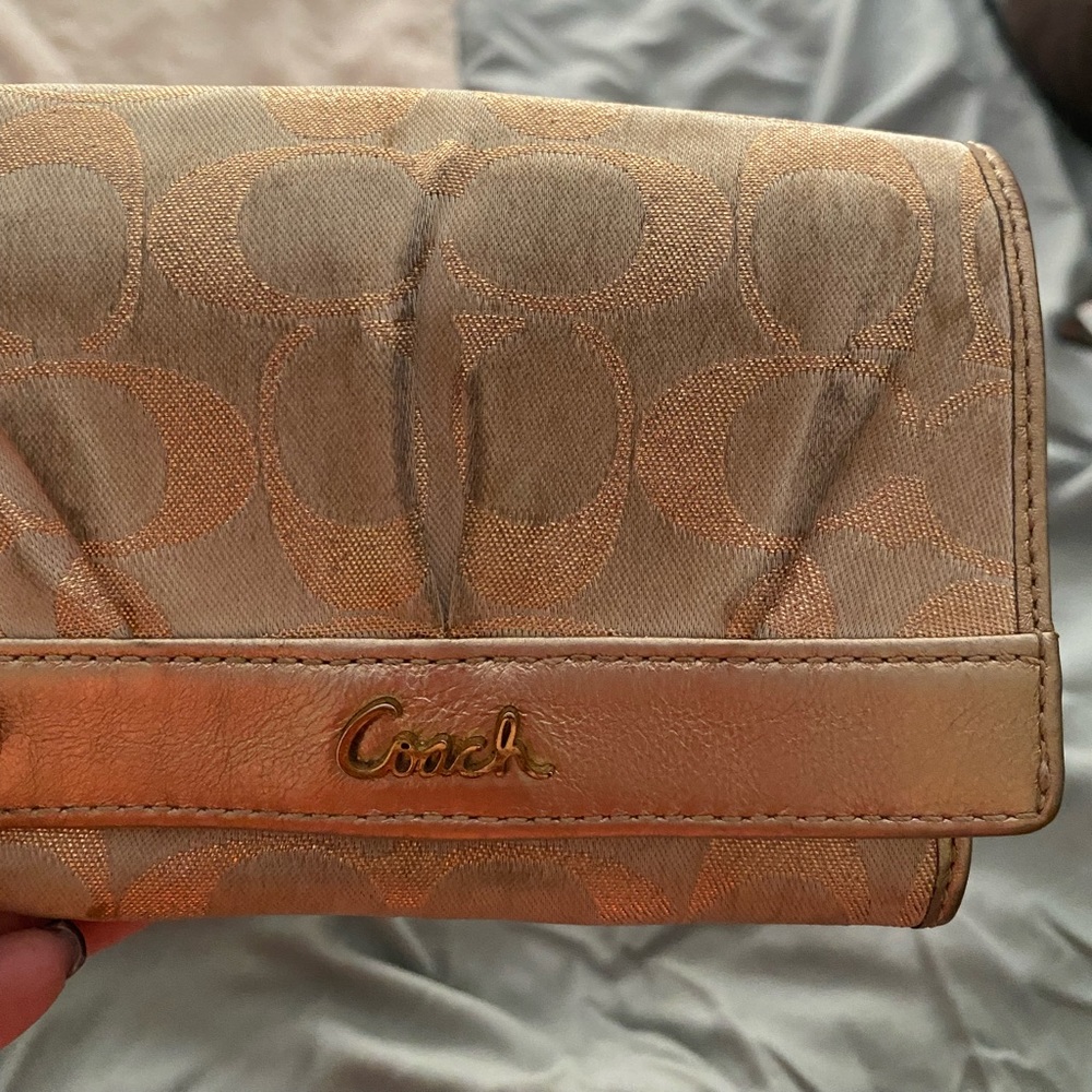 Gold small wallet